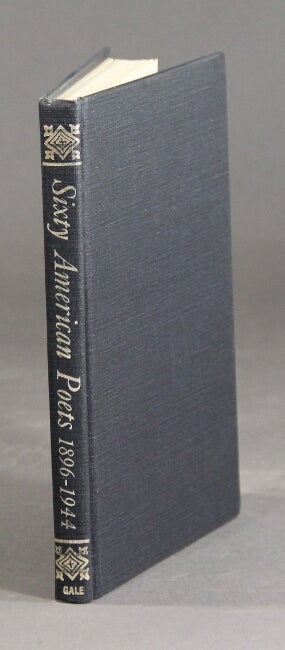 Item #28837 Sixty American poets, 1896-1944. Selected, with preface and critical notes, by Allen Tate. ALLEN TATE, ed.