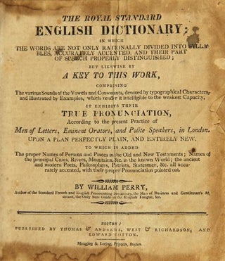 The royal standard English dictionary...
