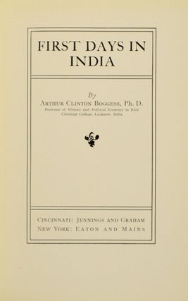 First days in India.