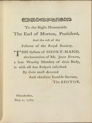 The universal English short-hand; or, the way of writing English, in the most easy, concise, regular, and beautiful manner