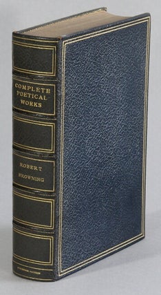 Item #29632 The complete poetic and dramatic works. ROBERT BROWNING