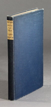 Item #29746 American First Editions: Bibliographic Check List of the Works of One Hundred and...