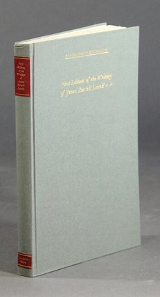 Item #29768 A bibliography of the first editions in book form of the writings of James Russell...