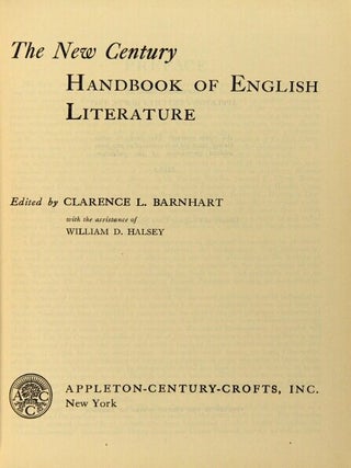 The new century handbook of English literature... with the assistance of William D. Halsey