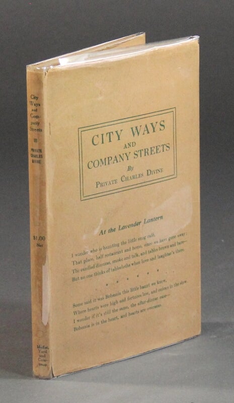 Item #30067 City ways and company streets. CHARLES DIVINE.