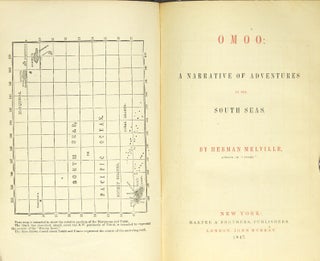 Item #30176 Omoo: a narrative of adventure in the South Seas. Herman Melville