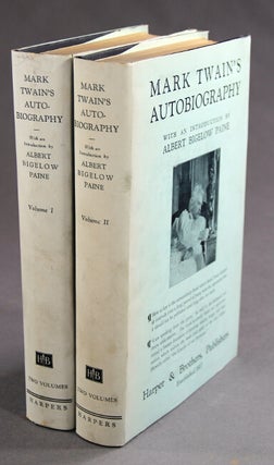 Mark Twain's autobiography with an introduction by Albert Bigelow Paine.