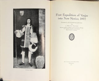 Item #30530 First expedition of Vargas into New Mexico, 1692. J. MANUEL ESPINOSA