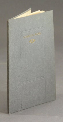 Item #30627 Nonesuch books. For Christmas, 1925. For the spring, 1926. With a hand-list of books...