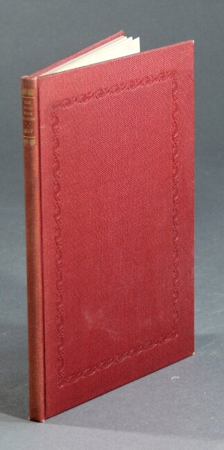 Item #30794 The Pickwick papers: some bibliographical remarks. An address delivered before the Caxton Club January sixteenth, 1937. J. Christian Bay.