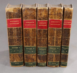 Item #30826 A dictionary of the English language... With numerous corrections, and with the...