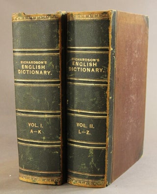 Item #30869 A new dictionary of the English language. Charles Richardson
