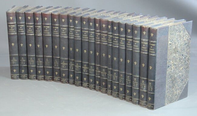 Item #31089 The works of Henry Fielding, Esq. Edited with a biographical essay by Leslie Stephen. Henry Fielding.