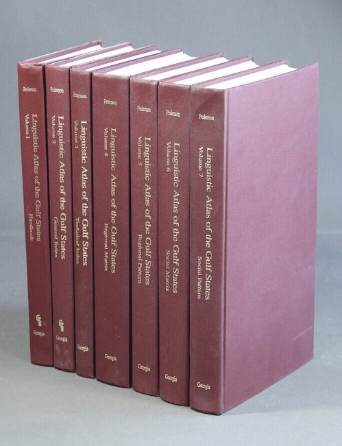 Item #31356 Linguistic atlas of the Gulf states. Lee Pederson, Susan Leas McDaniel.