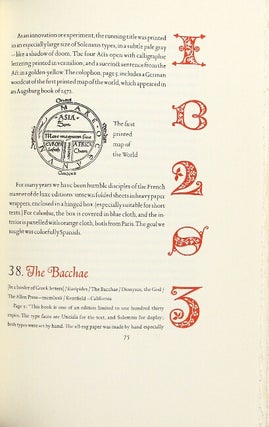 The Allen Press bibliography. A facsimile with original leaves and additions to date including a check-list of ephemera.