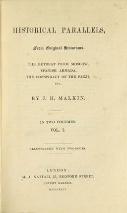 Item #31673 Historical parallels, from original historians. J. H. MALKIN