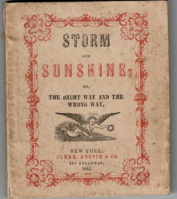 Item #31978 Storm and sunshine, or, the right and the wrong way to wear a hat. By Theodore Thinker. Francis C. Woodworth.