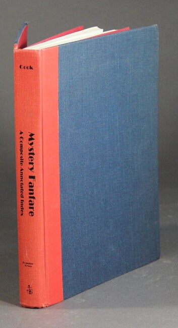 Item #32260 Mystery fanfare. A composite annotated index to mystery and related fanzines 1963-1981. MICHAEL L. COOK.