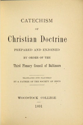 Item #32365 Catechism of Christian doctrine prepared and enjoined by order of the Third Plenary...