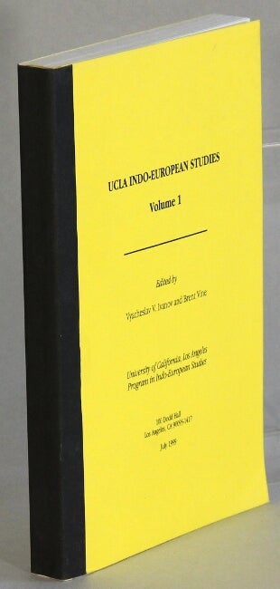 Item #32527 UCLA Indo-European studies. Volume 1. Vyacheslav V. Ivanov, Brent Vine.