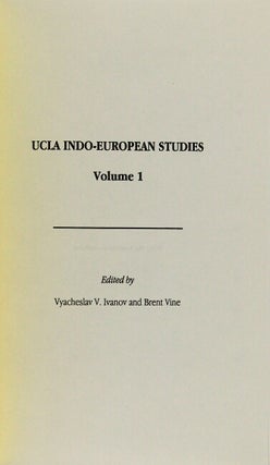 UCLA Indo-European studies. Volume 1.