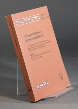 Item #32559 Symposium on lexicography X: proceedings of the tenth International Symposium on...