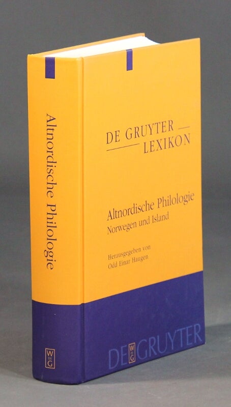 Item #32590 Altnordische philologie: Norwegen und Island. Odd Einar Haugen.