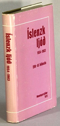 Item #32666 Íslenzk ljóð 1954-1963: eftir 45 höfunda. Gils Guðmundsson, Guðmundur...