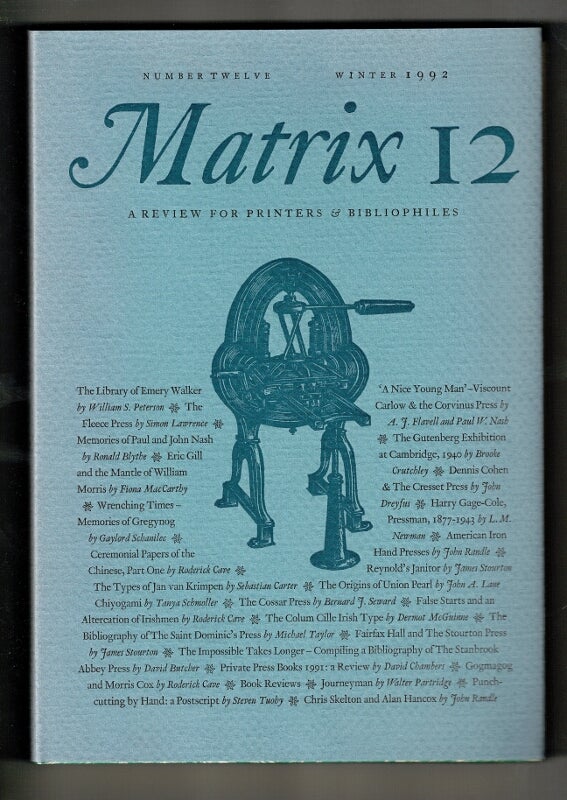 Item #32928 Matrix 12. John Randle, Rosalind Randle.