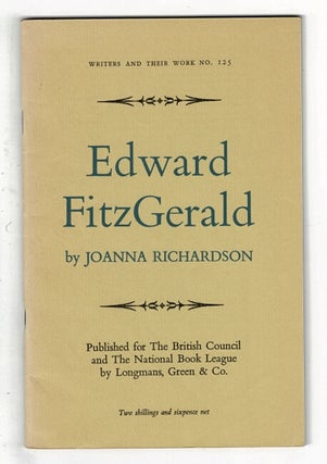 Item #33417 Edward Fitzgerald. JOANNA RICHARDSON
