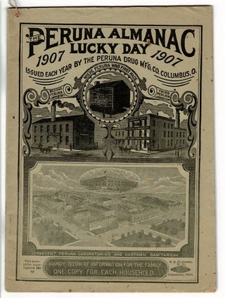 Item #33531 Peruna almanac lucky day 1907. Peruna Drug Manufacturing Company