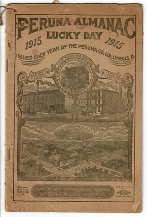 Item #33533 Peruna almanac lucky day 1915. Peruna Drug Manufacturing Company