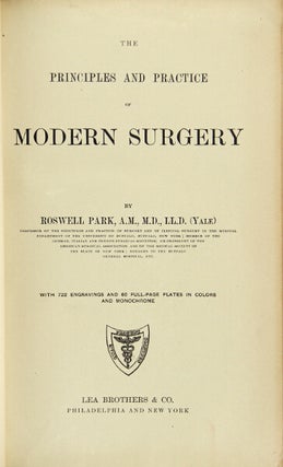 Item #33665 The principles and practice of modern surgery ... with 722 engravings, and 60...