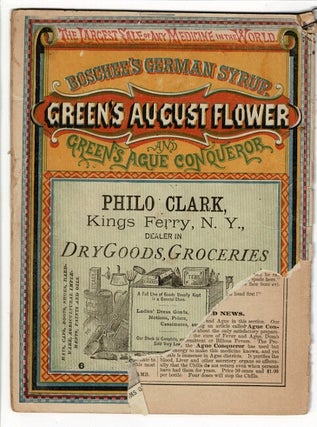 Green's diary 1882- 83 almanac