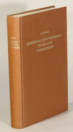 Item #33750 Kamberaas (Oost-Soembaas)-Nederlands woordenboek met Nederlands-Kamberaas register....