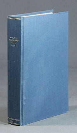Item #33754 Nyamwesi-wörterbuch, unter mitarbeit seiner kollegen ausgearbeitet. Edmund Dahl