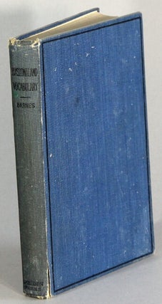 Item #33785 A vocabulary of the dialects of Mashonaland in the new orthography. Bertram H. Barnes