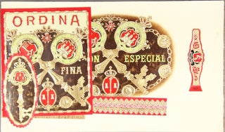 Item #33949 Small collection of eight salesman's sample booklets for Cuban cigar labels