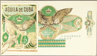Small collection of eight salesman's sample booklets for Cuban cigar labels