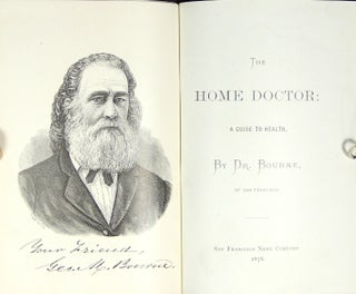 Item #33950 The home doctor: a guide to health. GEORGE M. BOURNE, Dr