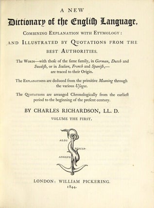 A new dictionary of the English language