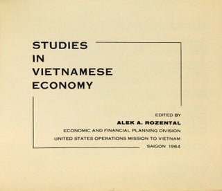 Studies in Vietnamese economy