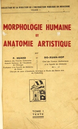 Item #35486 Morphologie humaine et anatomie artistique. Huard, Do-Xuan-Hop, ierre