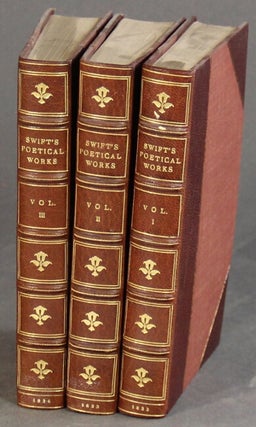 Item #35685 The poetical works of Jonathan Swift. Jonathan Swift