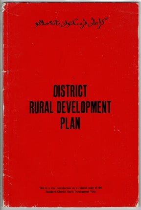 Item #35982 District rural development plan. This is a true reproduction on a reduced scale of...