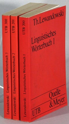 Item #36050 Linguistisches Wörterbuch. T. Lewandowski, eodor