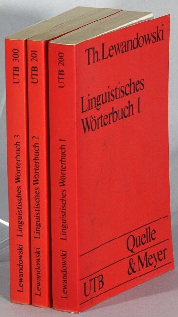 Item #36050 Linguistisches Wörterbuch. T. Lewandowski, eodor.