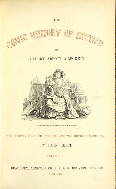 Item #36098 The comic history of England [together with] The comic history of Rome. Gilbert Abbott A'Beckett.