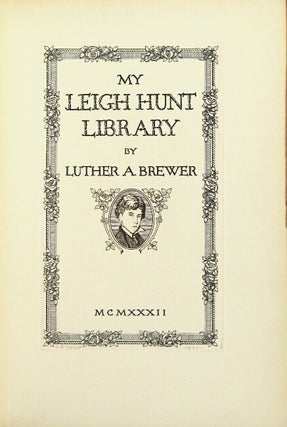 My Leigh Hunt library
