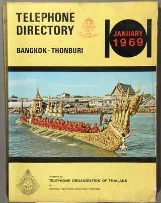 Item #36447 Telephone directory Bangkok-Thonburi, January 1969